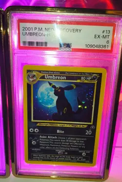 pokemon PSA sequentially graded Umbreon Espeon neo vintage both with swirls ✨ - Image 3