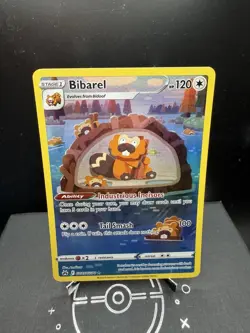 Pokemon TCG SWSH Crown Zenith Bibarel GG25/GG70 Galarian Gallery Full Art NM! - Image 1