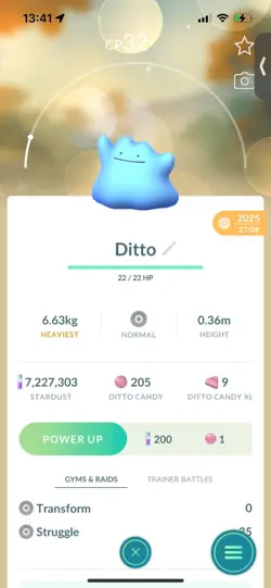 Pokemon Go Shiny Ditto - Image 1
