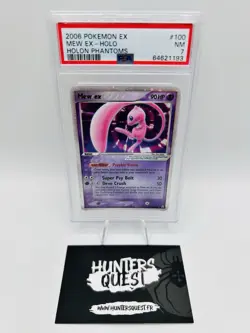 PSA 7 2006 Pokemon EX Holon Phantoms Mew EX Holo Foil 100/110 English - Image 1