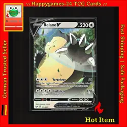 Relaxo -V - Pokemon Karte TCG 141/202 Holo Schwert & Schild /C29 - Image 1