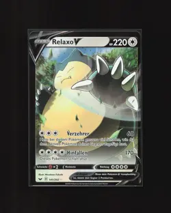 Relaxo -V - Pokemon Karte TCG 141/202 Holo Schwert & Schild /C29 - Image 2