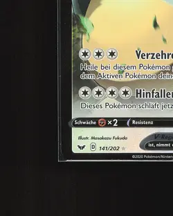Relaxo -V - Pokemon Karte TCG 141/202 Holo Schwert & Schild /C29 - Image 5