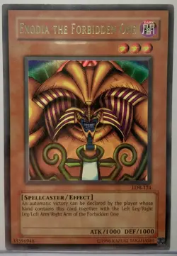 Exodia the Forbidden One LOB-124 The Legend of Blue Eyes White Dragon Unlimited - Image 1