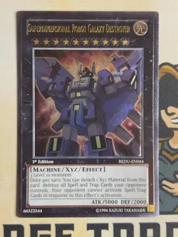 Superdimensional Robot Galaxy Destroyer REDU-EN044 Ultimate Rare 1st Edition LP - Image 3