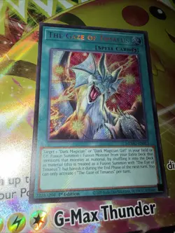 The Gaze of Timaeus MZMU-EN013 SECRET RARE 1st EDITION Yugioh - Image 2