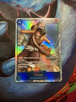 One Piece TCG Card Usopp OP03-041 SR English Pillars of Strength NM - Image 1