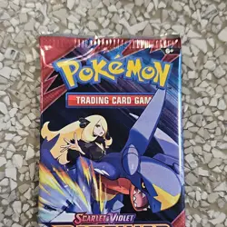 Pokemon Obsidian Flames Booster Pack 10 Cards Cynthia Garchomp English - Image 1