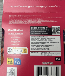 GUNDAM CARD GAME Dual Impact Sleeved Booster Packs Lot of 24 Sealed GD02 English - Image 4