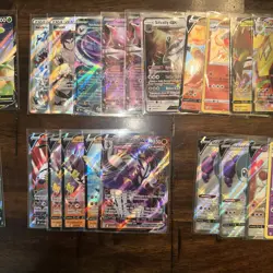 Pokemon Card Lot 1000+ COMPLETE PLAYER SET - VMAX/V/GX, Holos, Sleeves & Dice - Image 3