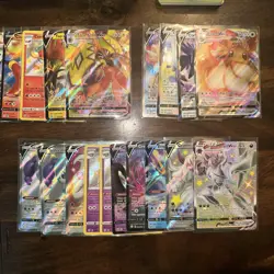 Pokemon Card Lot 1000+ COMPLETE PLAYER SET - VMAX/V/GX, Holos, Sleeves & Dice - Image 4