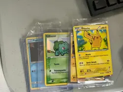 $250 Lot of (5) Assorted Pokemon Cards w/ Pikachu PSyduck - Image 1