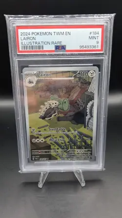 Lairon 184/167 — PSA 9 — Twilight Masquerade Illustration Rare — Pokemon Card - Image 1
