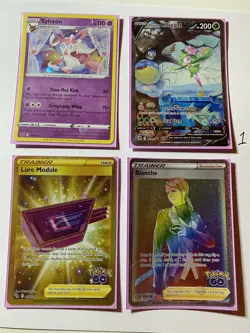 Pokemon TCG Card Bundle rarities collectable in sleeved mint condition RARE FIND - Image 1
