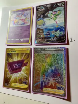 Pokemon TCG Card Bundle rarities collectable in sleeved mint condition RARE FIND - Image 2