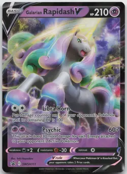 Galarian Rapidash V - Promo SWSH: Sword & Shield Promo Cards SWSH111 LP - Image 1