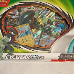 Pokemon Cyclizar EX Box Promo Booster 2023 English Collectible Card Game - Image 1