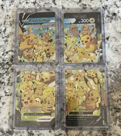 ULTRA RARE Pikachu V-Union 4-Card Set Pokemon TCG SWSH139-142 Holo Promo - NM - Image 1