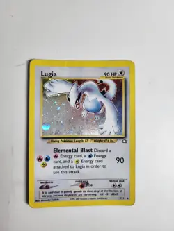 Lugia 9/111 Neo Genesis Holo Rare 90 HP Pokemon Nintendo Card 2000 - Image 1