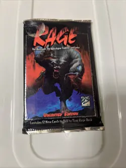 Rage The Werewolf: The Apocalypse Trading Card Game Limited Edition Single Pack - Image 1