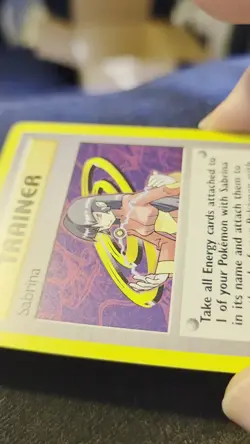 Pokemon TCG Sabrina Trainer Gym Challenge Holo Card 20/132 Rare - Image 2