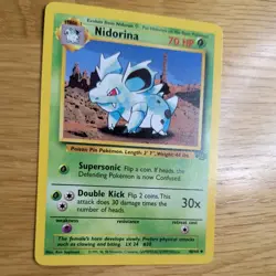 NIDORINA 40/64 POKEMON CARD (JUNGLE SET) - Image 3
