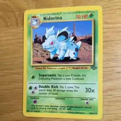 NIDORINA 40/64 POKEMON CARD (JUNGLE SET) - Image 4