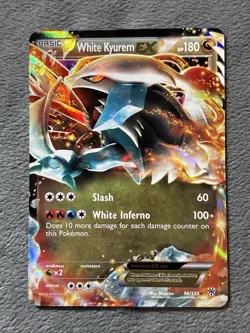 White Kyurem Ex 96/135 Plasma Storm Rare Pokemon Card - Image 1