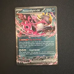Fezandipity ex 038/064 Double Rare Pokemon TCG Card Shrouded Fable - NM/LP - Image 1