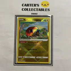 *Radiant Charjabug - 051/159 - Crown Zenith - Pokemon TCG Card - Pack Fresh - Image 1