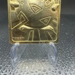 Pokemon Togepi Burger King 23k Gold Plated Trading Card 1999 Nintendo - Image 4