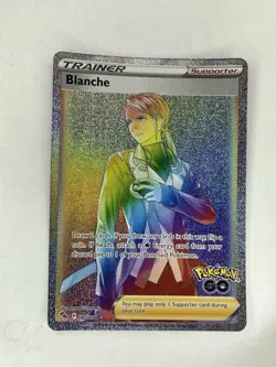 Blanche (Secret) Secret Rare Pokemon GO 082/078 - Pokemon Card - See Photos!! - Image 1