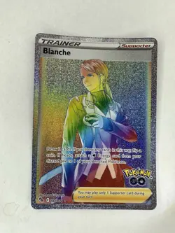 Blanche (Secret) Secret Rare Pokemon GO 082/078 - Pokemon Card - See Photos!! - Image 3