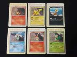 2011 Pokemon Teach Set of 6 Pokemon Card Game Japanese BW Promo Pikachu Victini - Image 1