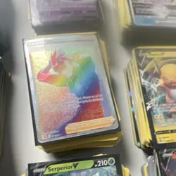 Pokemon TCG Mixed Card Lot - Holo, Foil, Full Art, Trainer - Starmie, Greedent V - Image 4