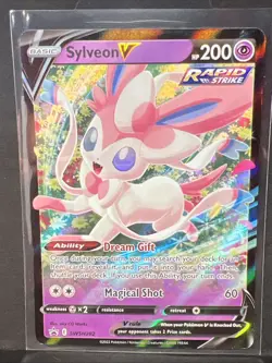 Sylveon V SWSH202 Black Star Promo Holo 2022 Pokemon TCG Card - Image 1