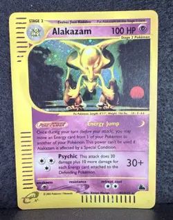 Alakazam H1/H32 Skyridge Holo Rare Pokemon Card - Image 1