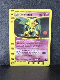 Alakazam H1/H32 Skyridge Holo Rare Pokemon Card - Image 2