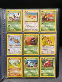 Jungle Set Complete Common and Uncommon 1999 Pokemon Cards Bundle No Duplicates - Image 1