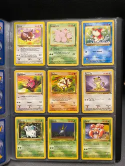 Jungle Set Complete Common and Uncommon 1999 Pokemon Cards Bundle No Duplicates - Image 5