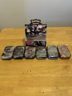 Pokemon TCG Assorted Mini Tins Lot of 6 New Sealed Booster Packs - Image 2
