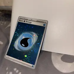 Pokemon TCG Scarlet & Violet 151 Basic Water Energy Cosmos Holo SVE EN 003 - Image 1