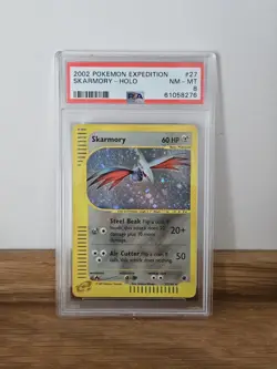 PSA 8 Skarmory Expedition Holo Pokemon TCG #27 - Image 1