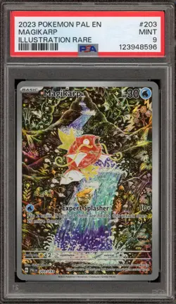 Pokemon Magikarp Paldea Evolved Illustration Rare #203 PSA 9 Mint - Image 1