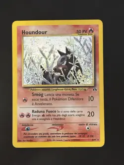 Houndour Holo Rare 8/64 Set Pokemon "Neo Discovery" (2001) Unlimited ITA - Image 1