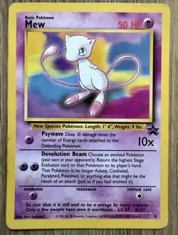 Vintage Pokemon Mew 8 Wotc Promo Regular - Image 1