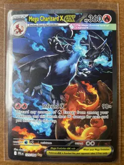 Pokemon Mega Charizard X ex SIR 125/094 Phantasmal Flames English - Image 1