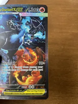 Pokemon Mega Charizard X ex SIR 125/094 Phantasmal Flames English - Image 3