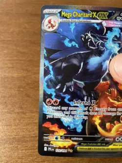 Pokemon Mega Charizard X ex SIR 125/094 Phantasmal Flames English - Image 4