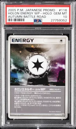 2005 POKEMON JPN PROMO AUTUMN BATTLE ROAD #116 HOLON ENERGY WP-HOLO PSA 10 - Image 1